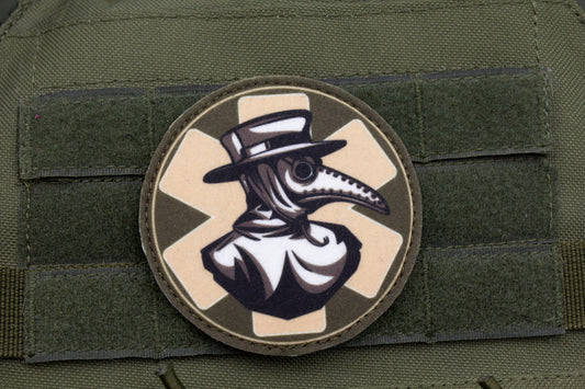 Plague doctor paramedic emt patch