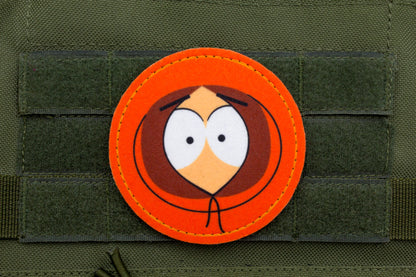 Kenny McCormick South Park hook and loop morale patch