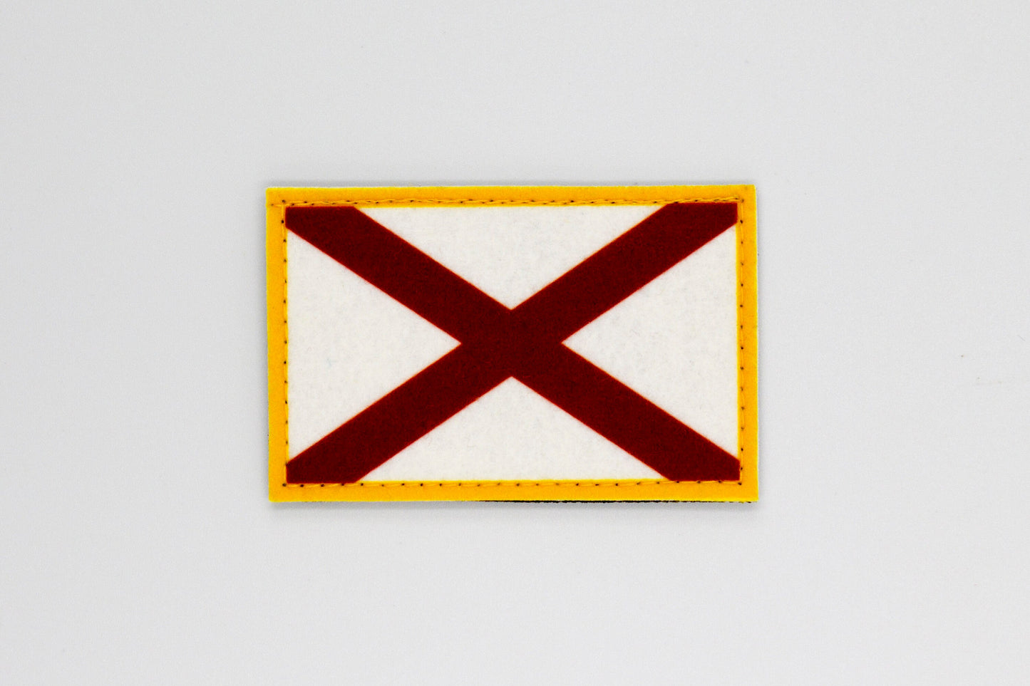 Alabama flag patriotic hook and loop patch