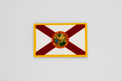 Florida flag patriotic hook and loop patch