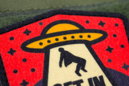 UFO Alien Get in loser hook and loop patch