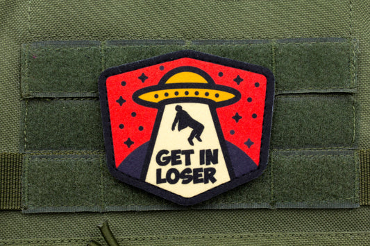 UFO Alien Get in loser hook and loop patch