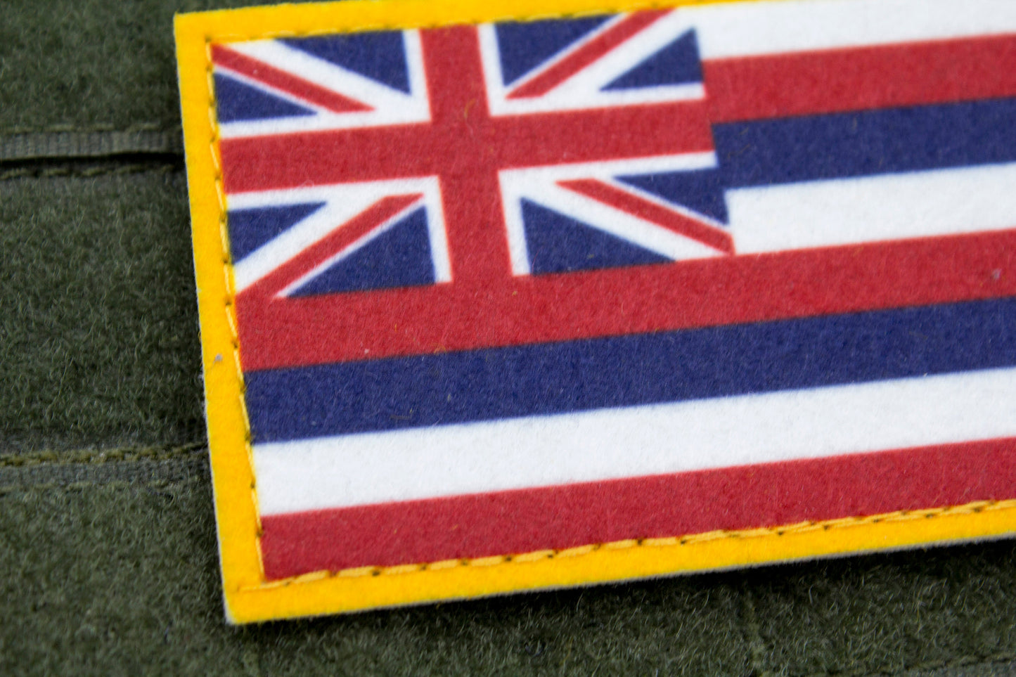 Havai flag patriotic hook and loop patch