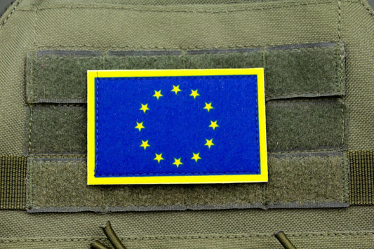 European Union Flag patriotic hook and loop patch