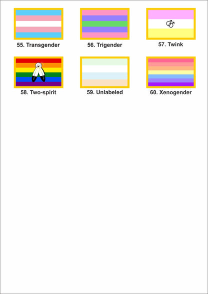 LGBTQ+ flag patches