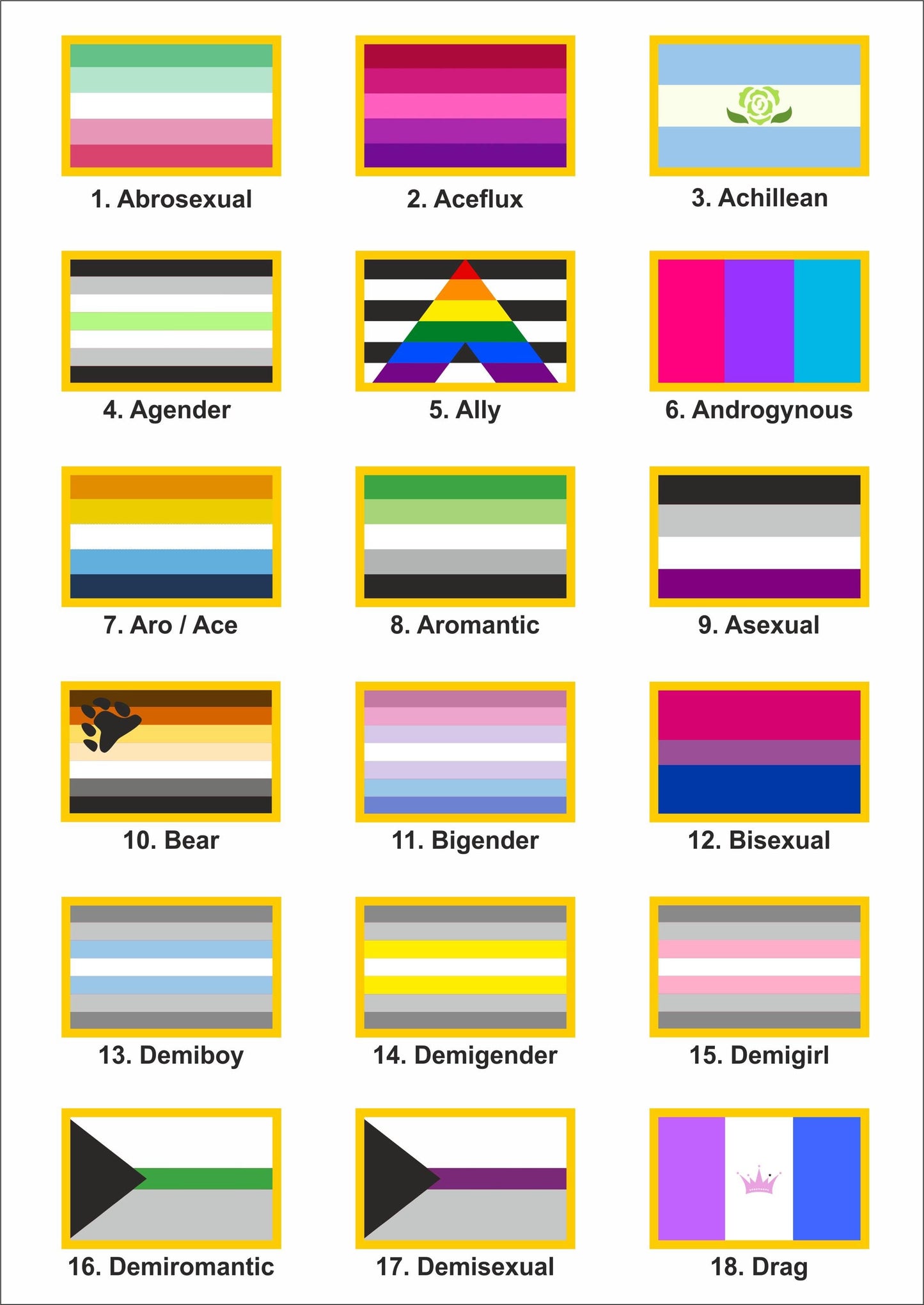 LGBTQ+ flag patches