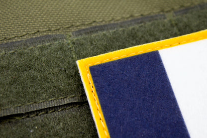Flag of France hook and loop patch Drapeau de la France