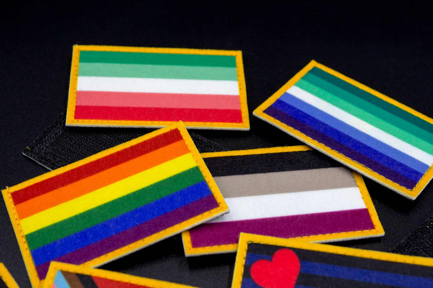 LGBTQ+ flag patches