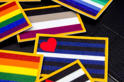 LGBTQ+ flag patches