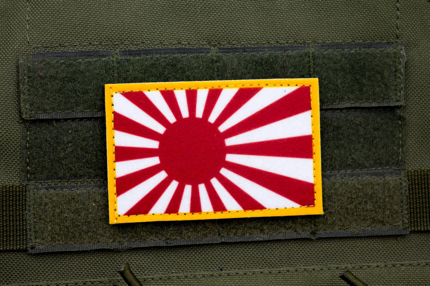 Japanese Flag Rising Sun hook and loop patch