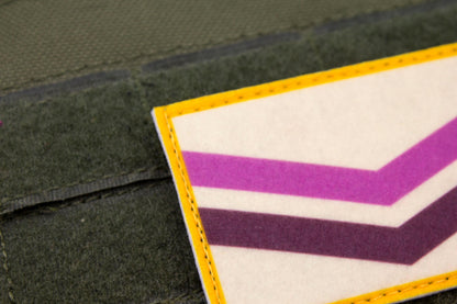 Queer flag hook and loop patch