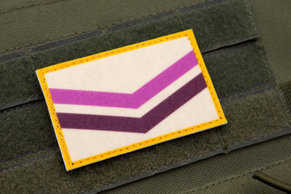Queer flag hook and loop patch