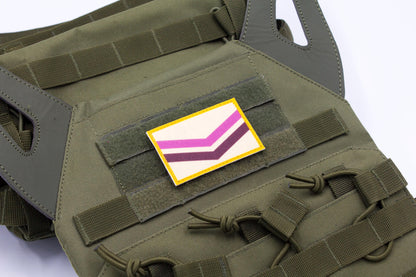 Queer flag hook and loop patch