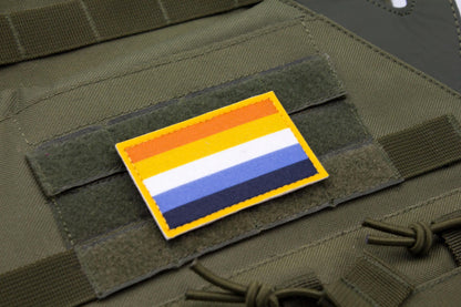 Aro Ace LGBTQ flag hook and loop patch