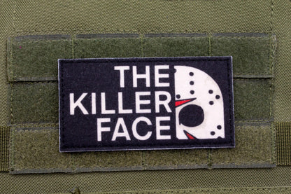 The Killer Face hook and loop morale patch North Face Parody