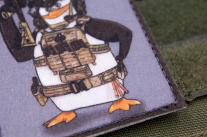 Penguin Meme hook and loop morale patch Madagascar penguins parody