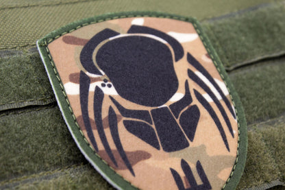 Predator camo hook and loop morale patch