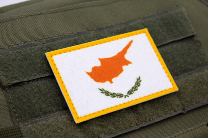 Cyprus flag hook and loop patch σημαία της Κύπρου