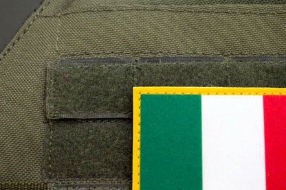 Italy flag hook and loop patch Bandiera dell'Italia