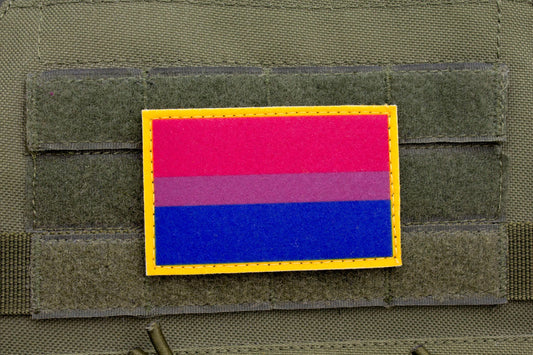 LGBTQ Bisexual flag hook and loop patch