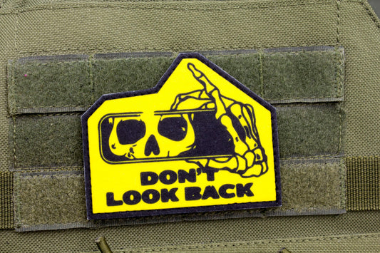 Don't Look Back hook and loop morale patch