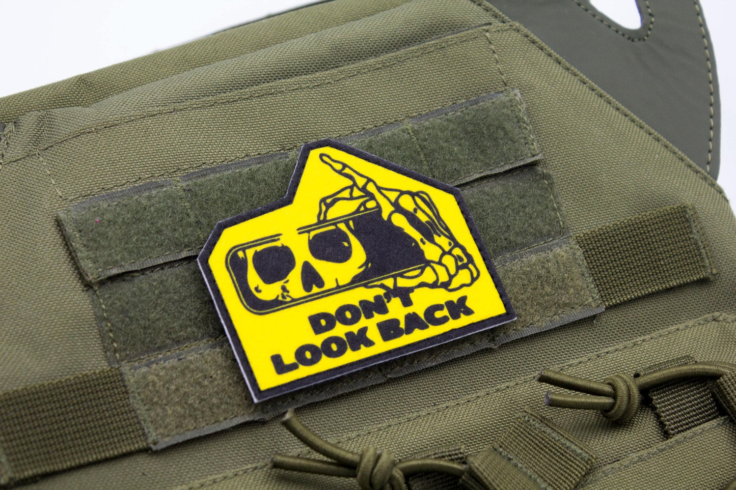 Don't Look Back hook and loop morale patch