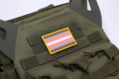 LGBTQ Demigirl flag hook and loop patch