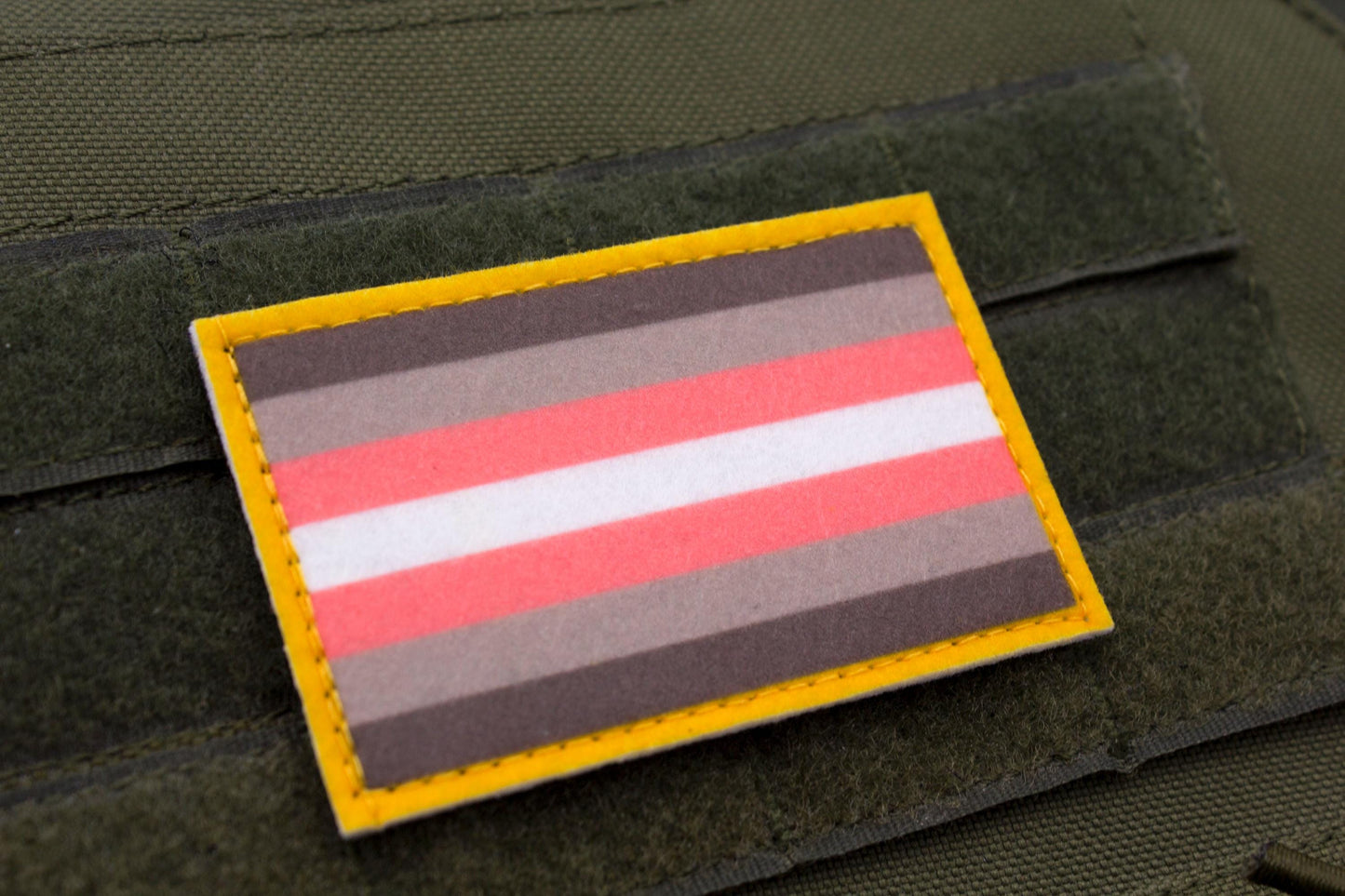 LGBTQ Demigirl flag hook and loop patch