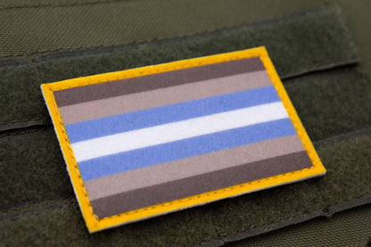 LGBTQ Demiboy flag hook and loop patch