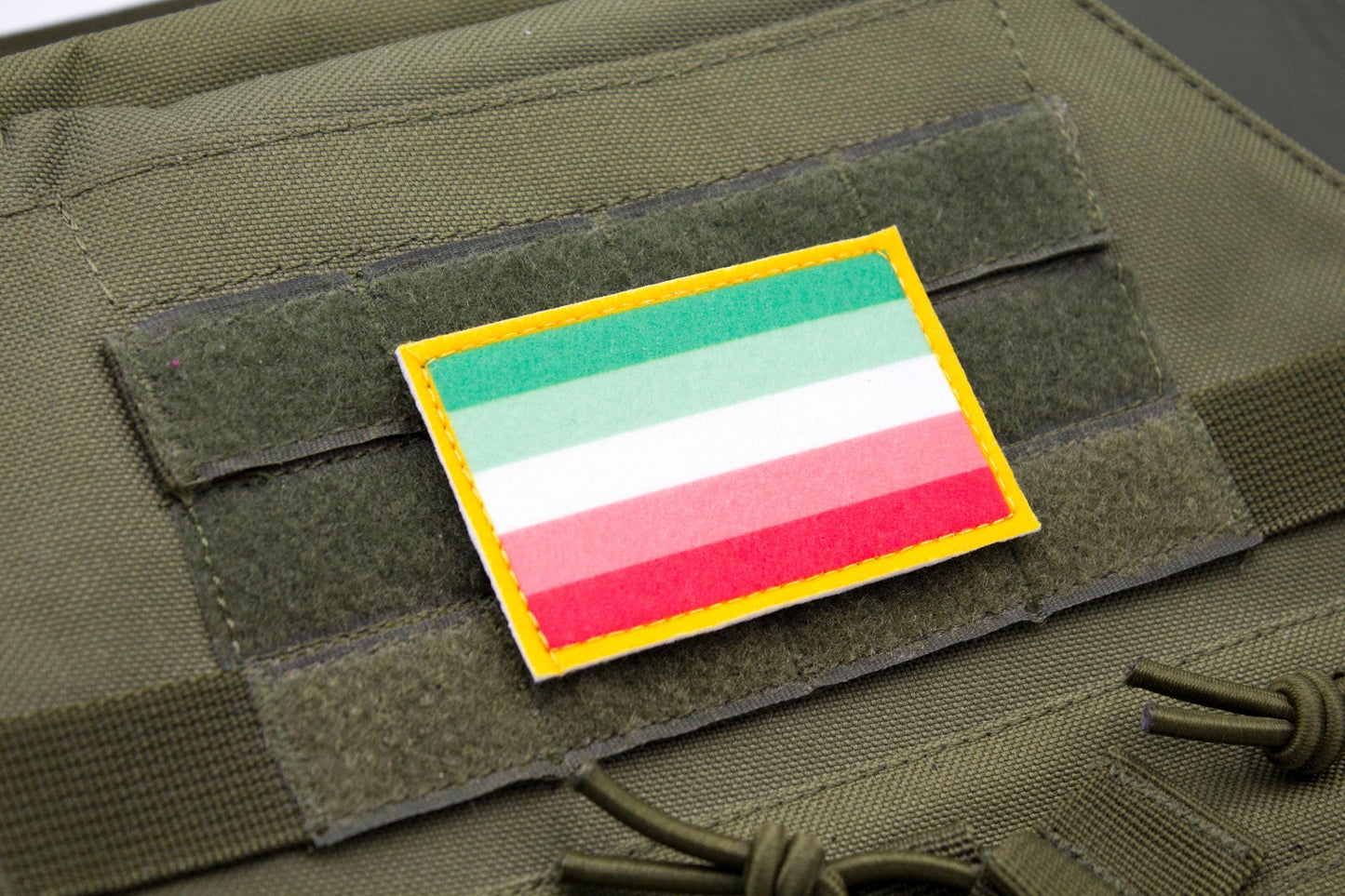 LGBTQ Abrosexual flag hook and loop patch