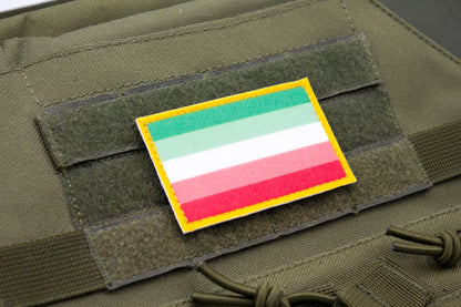 LGBTQ Abrosexual flag hook and loop patch