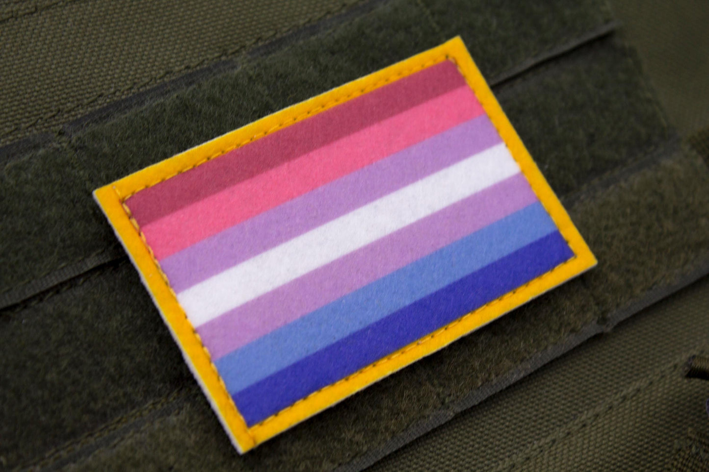 LGBTQ Bigender flag hook and loop patch