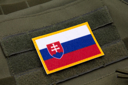 Slovakia flag hook and loop patch  Vlajka Slovenska
