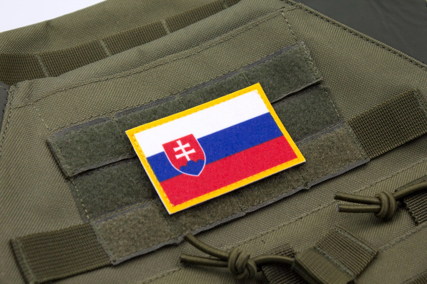 Slovakia flag hook and loop patch  Vlajka Slovenska