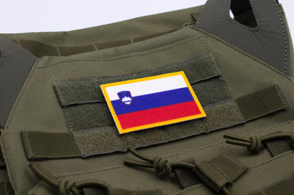 Slovenia flag hook and loop patch  Zastava Slovenije