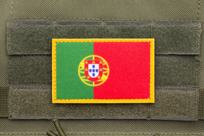 Portugal flag hook and loop patch Bandeira de portugal