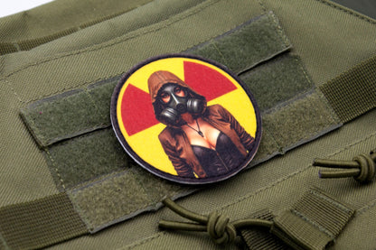 Stalker sexy girl cosplay hook and loop patch