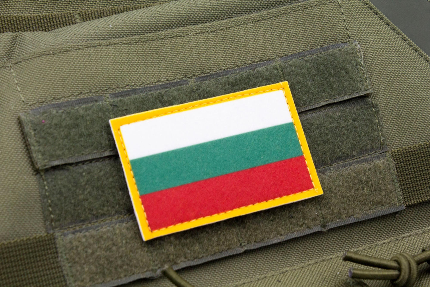 Bulgaria flag hook and loop patch Знаме на България