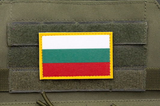 Bulgaria flag hook and loop patch Знаме на България