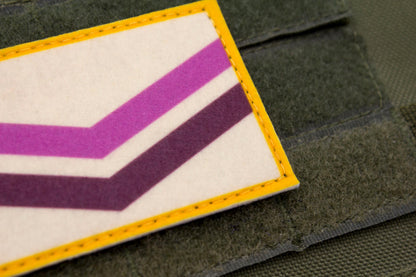 Queer flag hook and loop patch