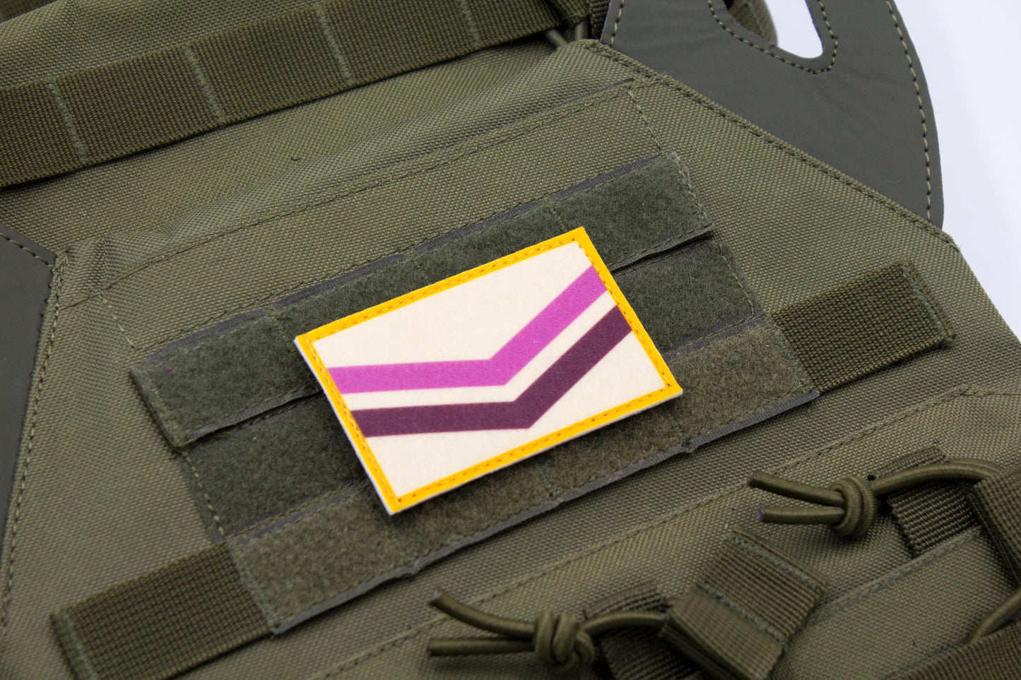 Queer flag hook and loop patch
