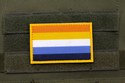 Aro Ace LGBTQ flag hook and loop patch