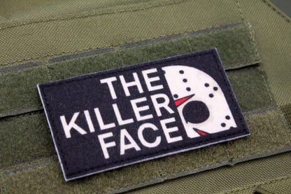 The Killer Face hook and loop morale patch North Face Parody