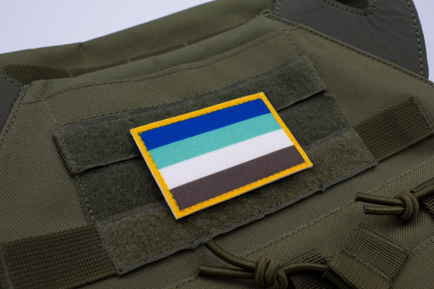 Fraysexuality LGBTQ flag hook and loop patch