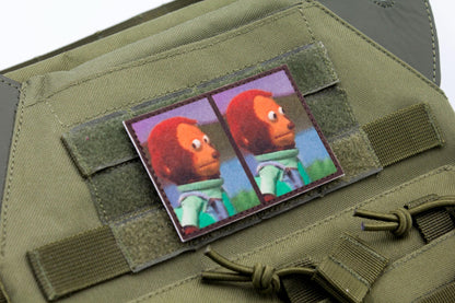 Monkey Meme hook and loop morale patch