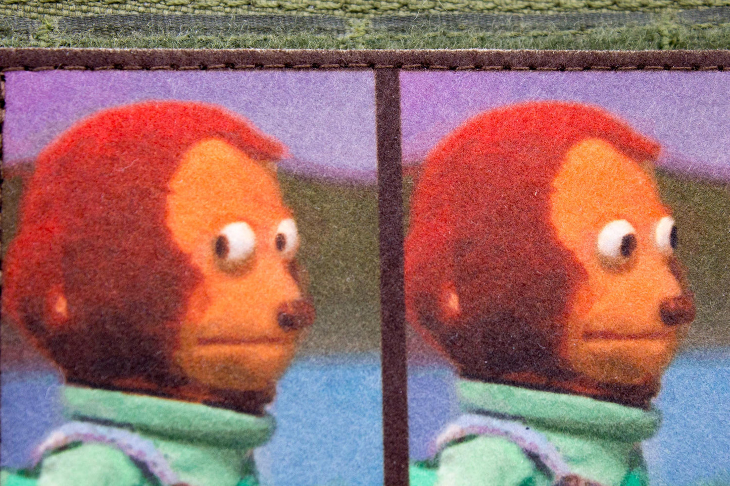 Monkey Meme hook and loop morale patch