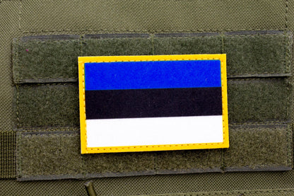 Estonia flag hook and loop patch Eesti lipp