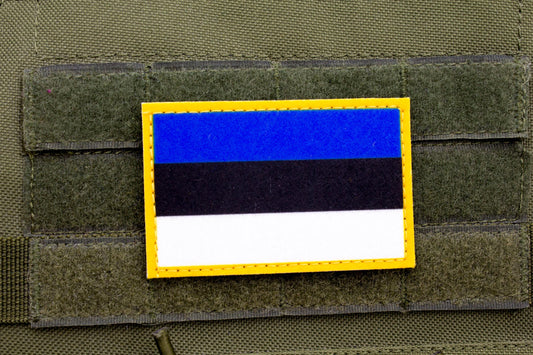Estonia flag hook and loop patch Eesti lipp