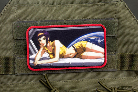 Faye Valentine Anime Cowboy Bebop hook and loop morale patch