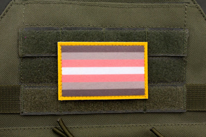 LGBTQ Demigirl flag hook and loop patch